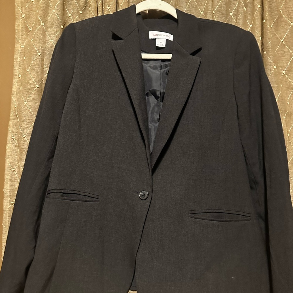 Liz Claiborne Charcoal Men's Blazer